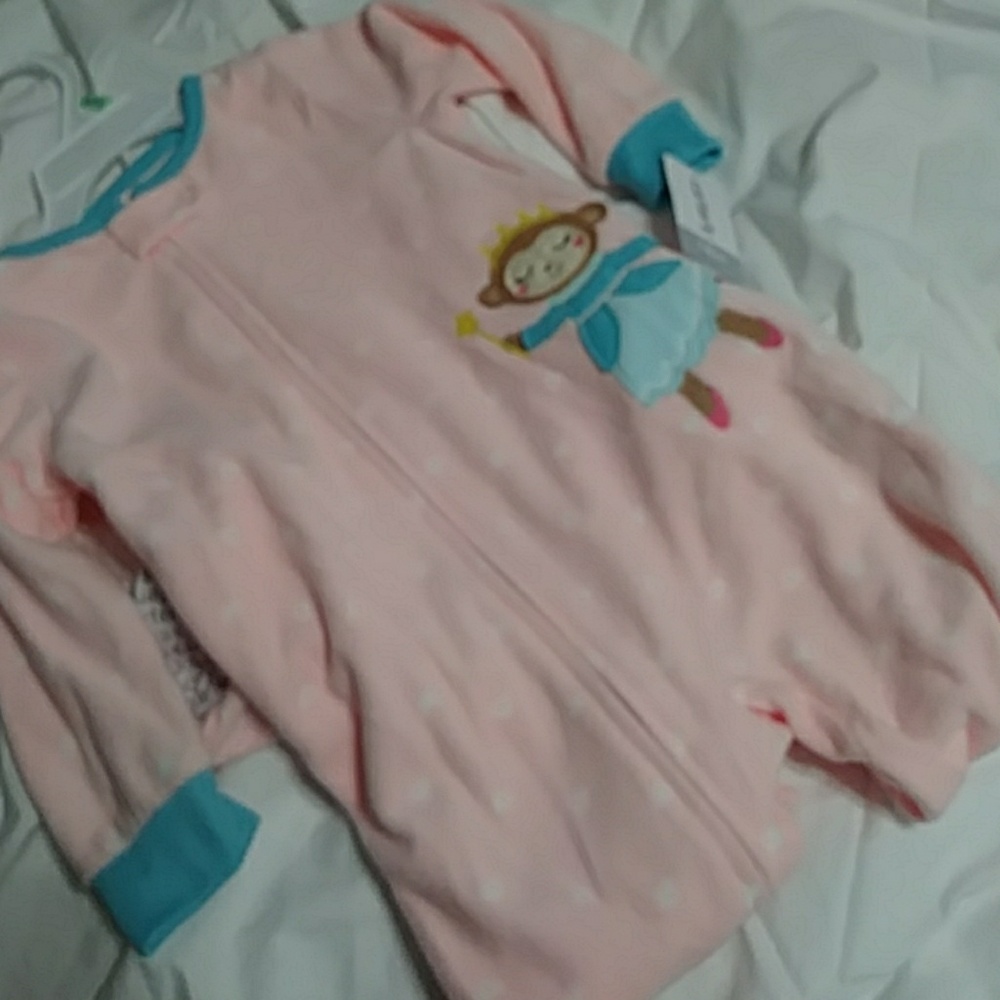 NWT Carter's Fleece Sleeper with Feet